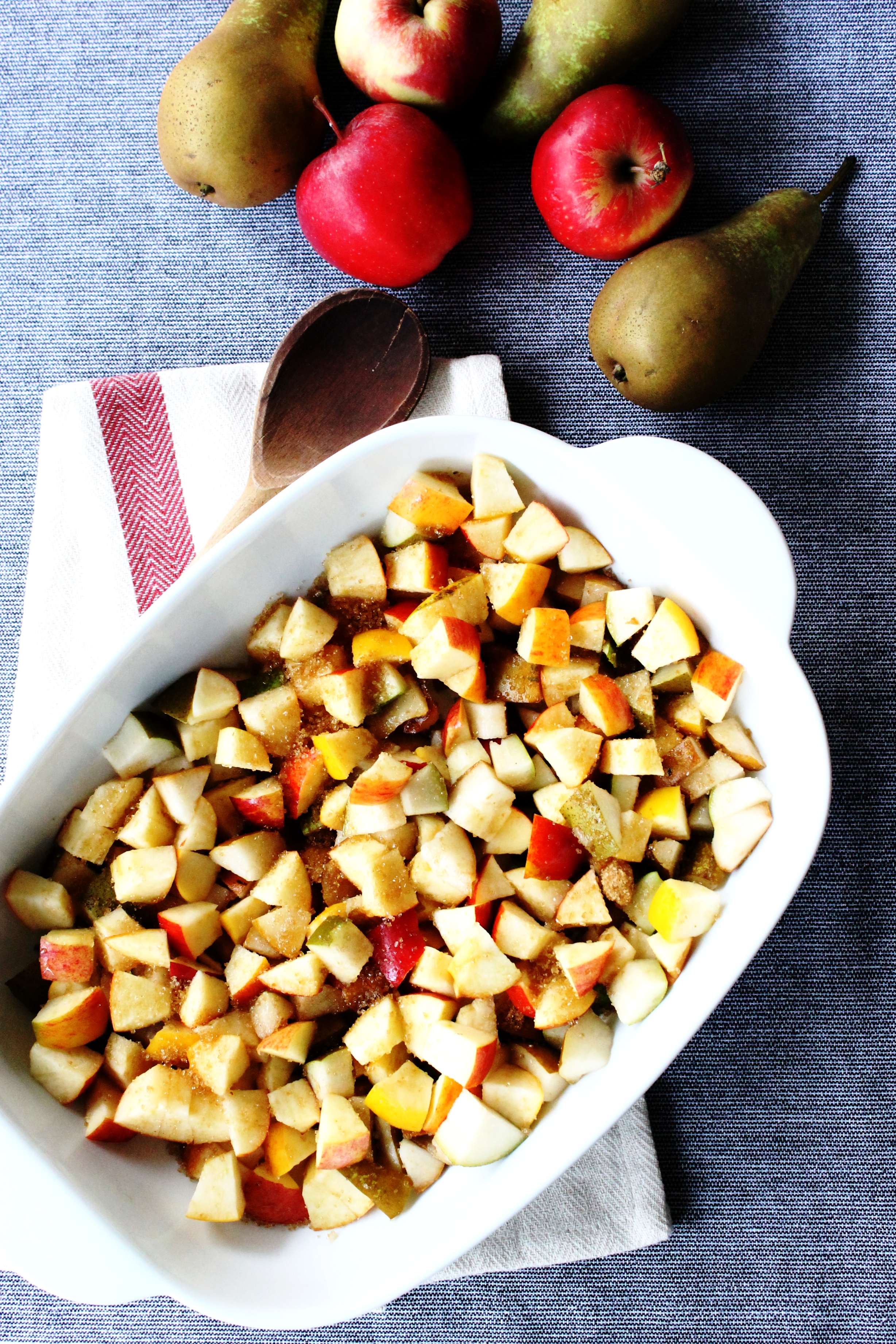 Gluten free pear and apple crumble | Beloved Kitchen