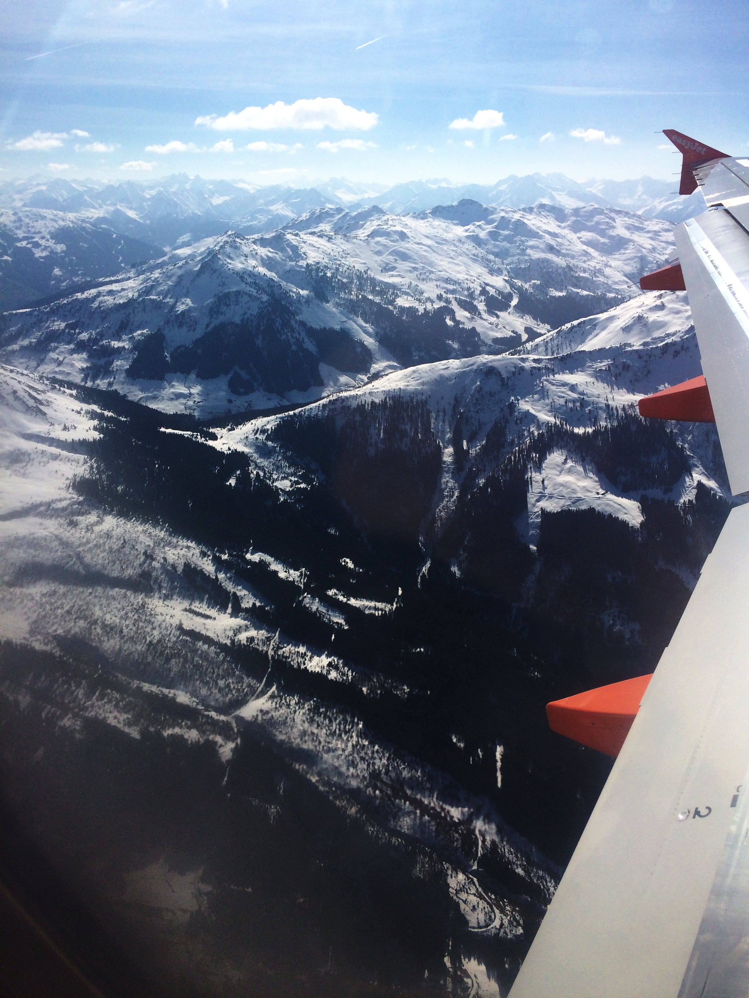 The view from the airplane on the way to Innsbruck, Austria.&nbsp;