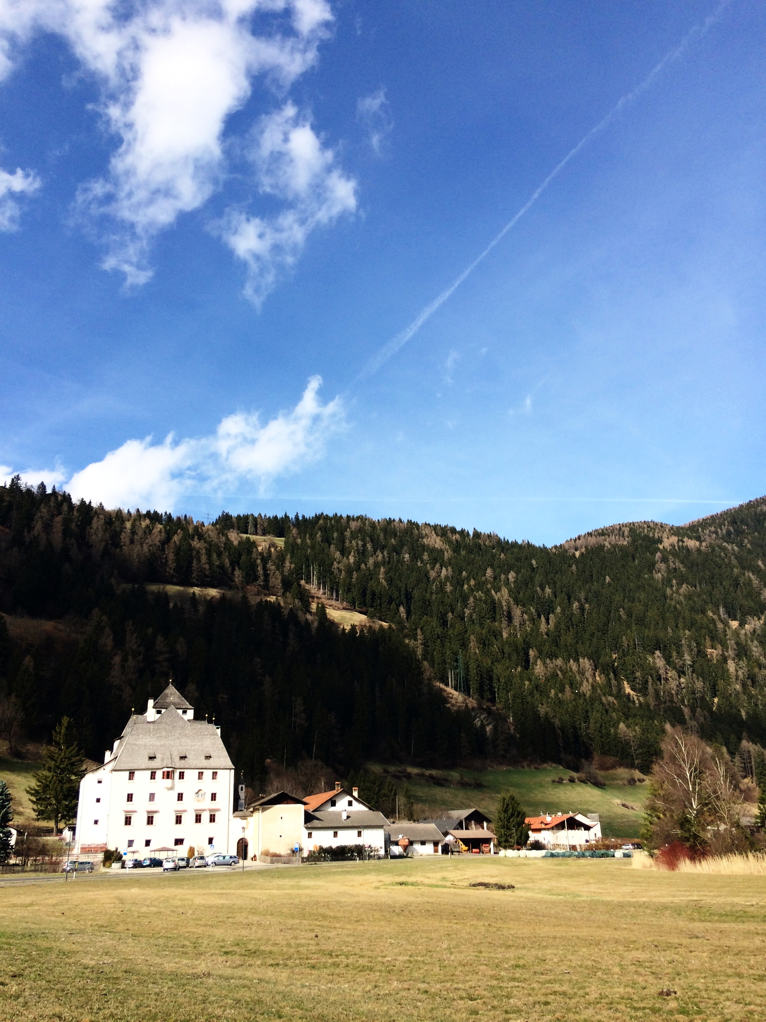Walking near Sterzing, South Tyrol.