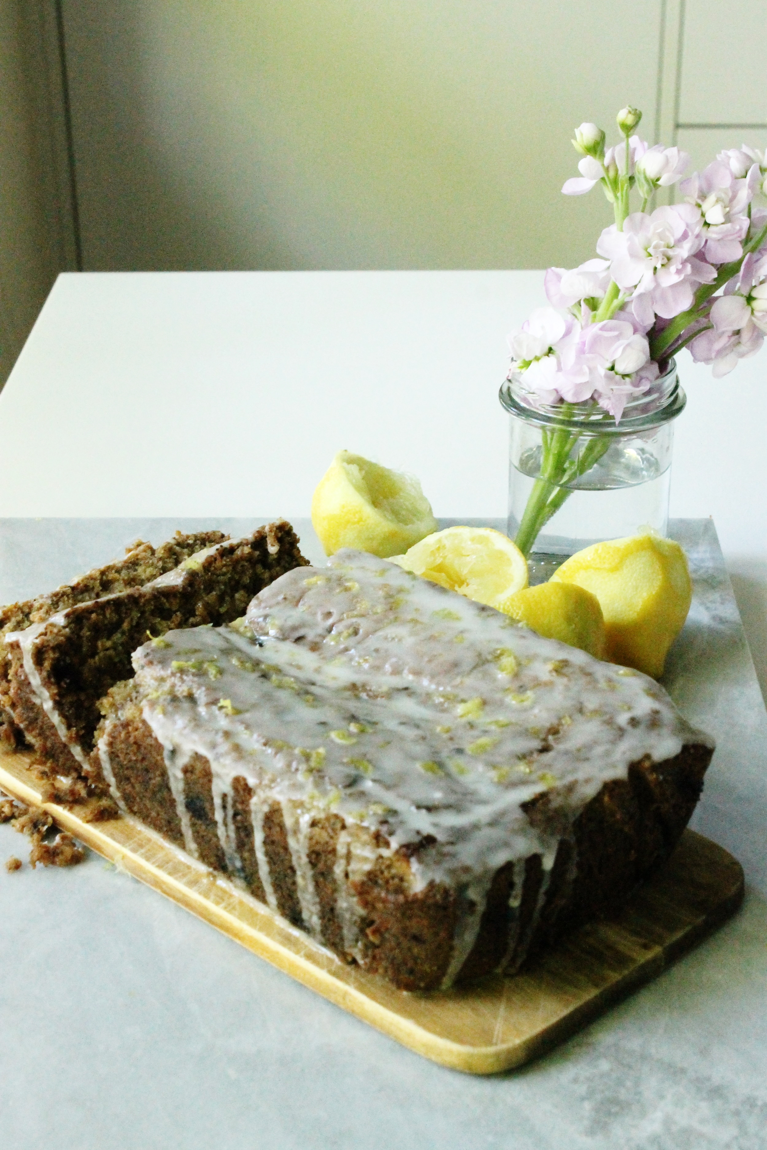 Vegan lemon blueberry loaf cake | Beloved Kitchen