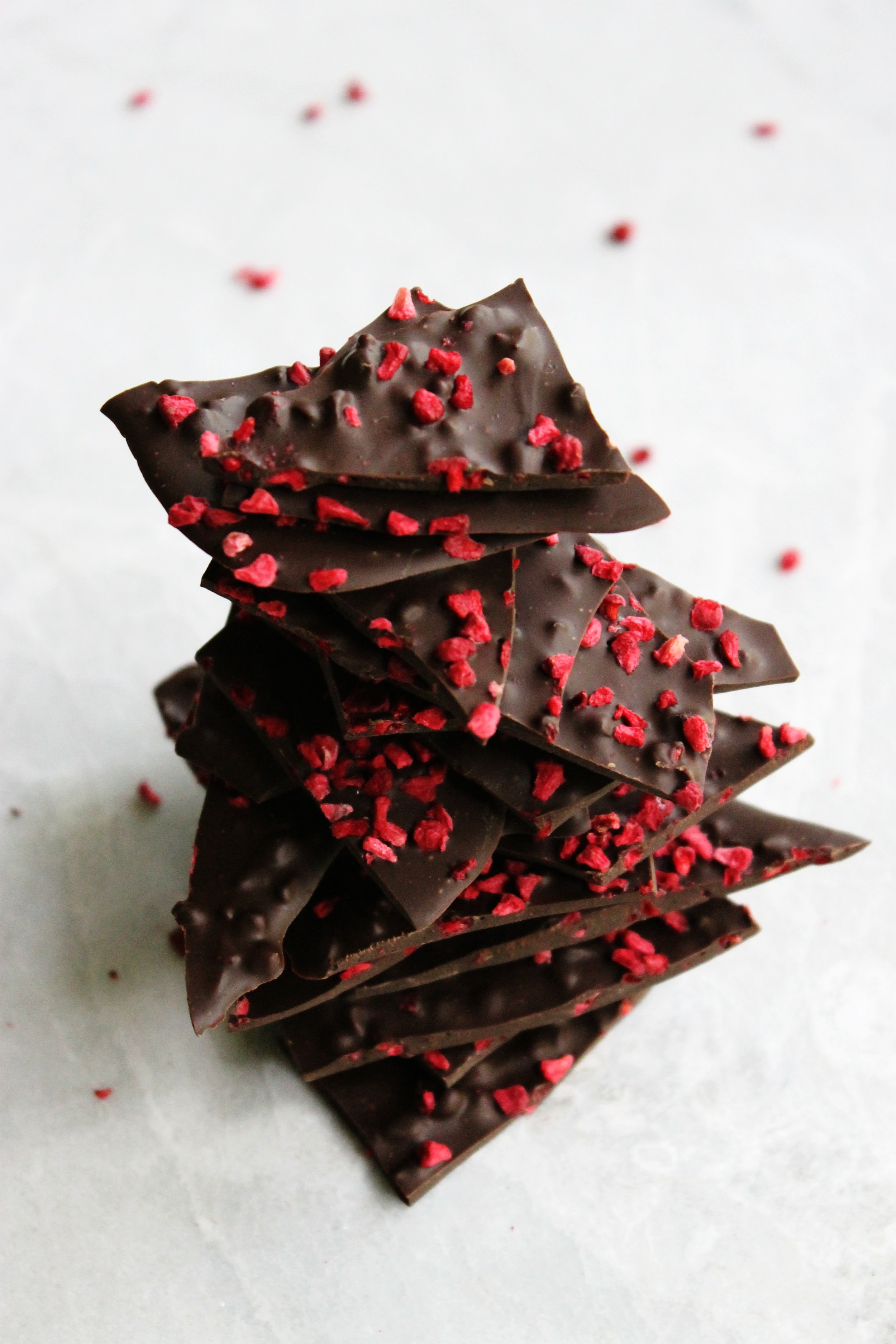Raspberry-vanilla chocolate bark | Beloved Kitchen