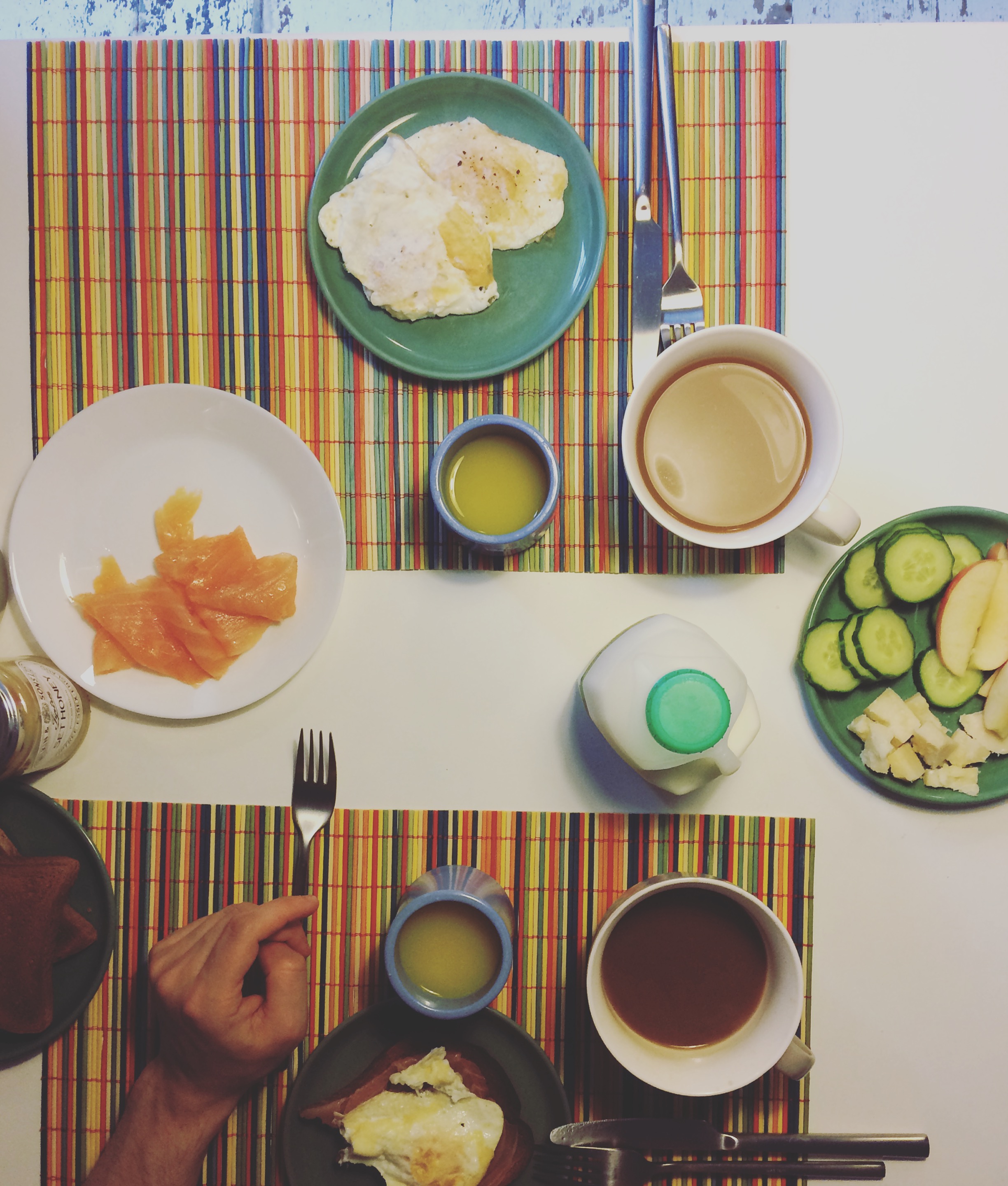 Lazy Easter Sunday Brunch at the Airbnb in Cardigan