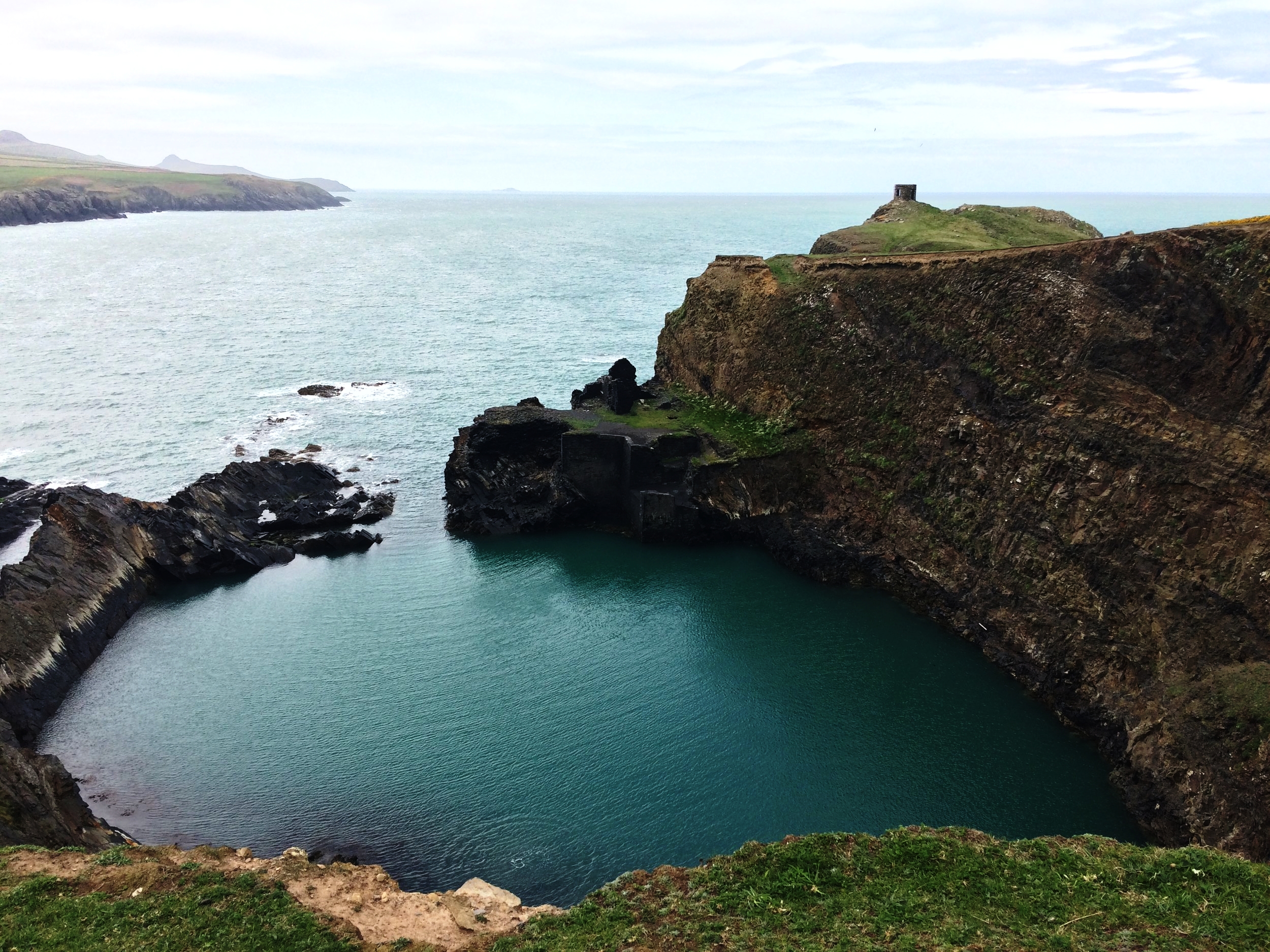The Blue Lagoon in Abereiddy