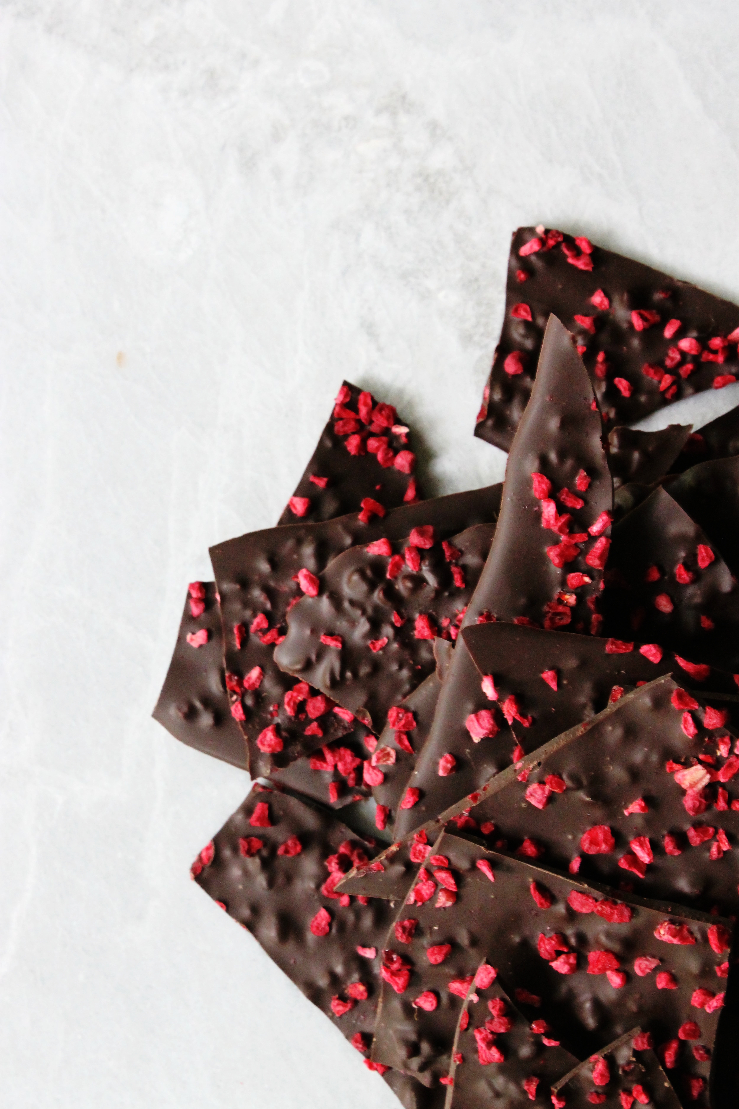 Raspberry-vanilla chocolate bark | Beloved Kitchen