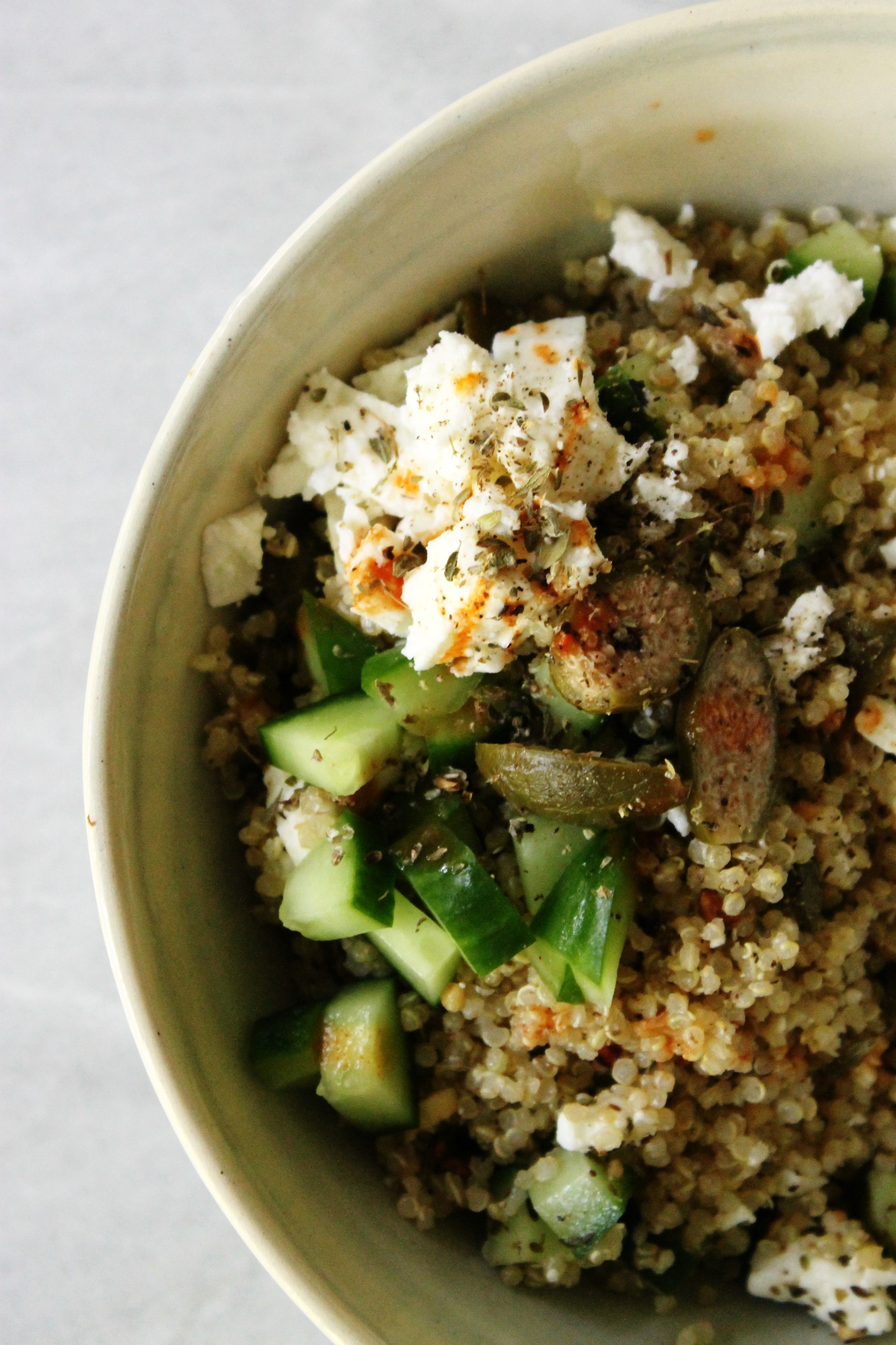 Mediterranean quinoa salad | Beloved Kitchen