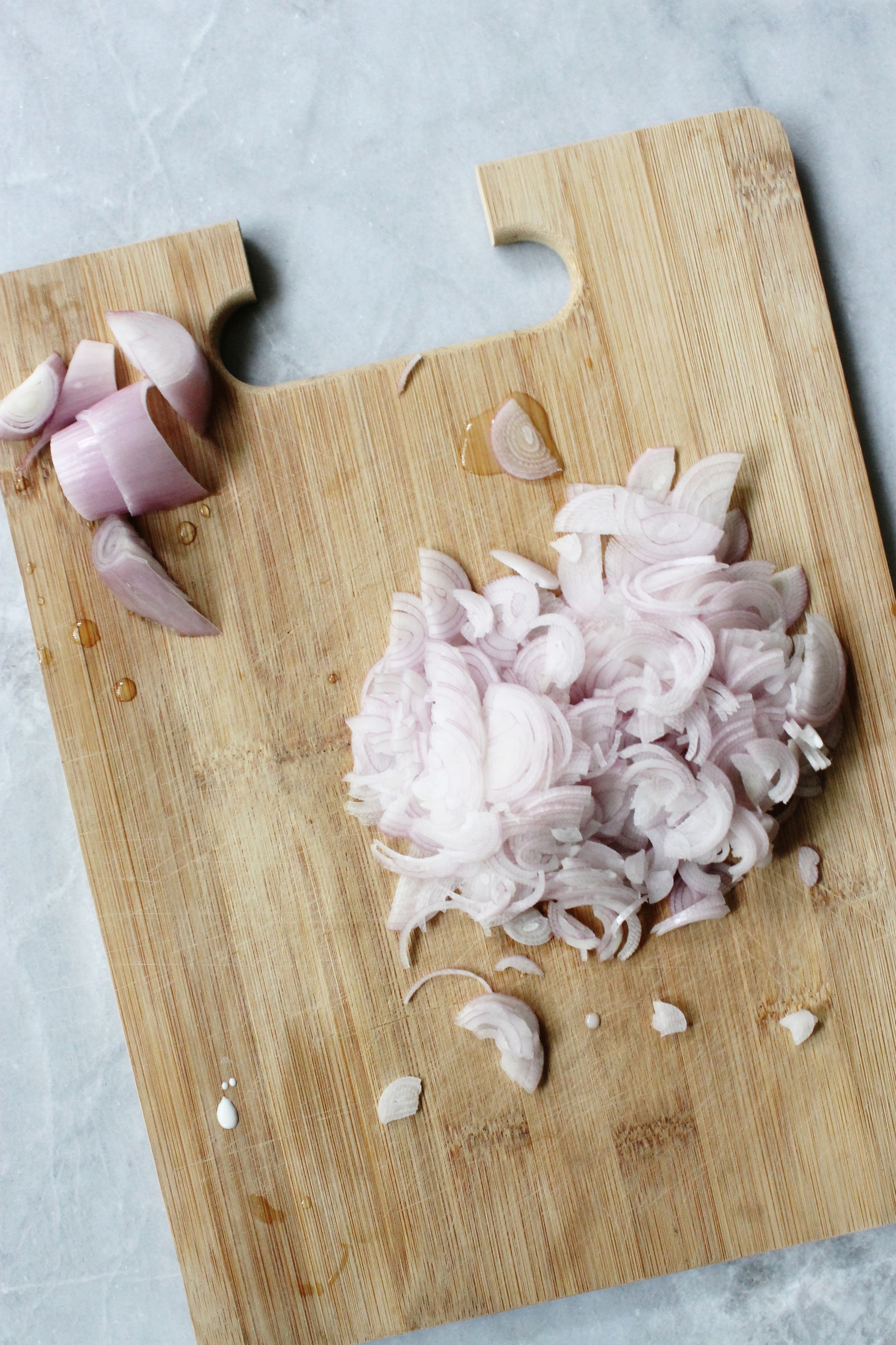 Heirloom tomato salad with burrata and pickled shallots | Beloved Kitchen