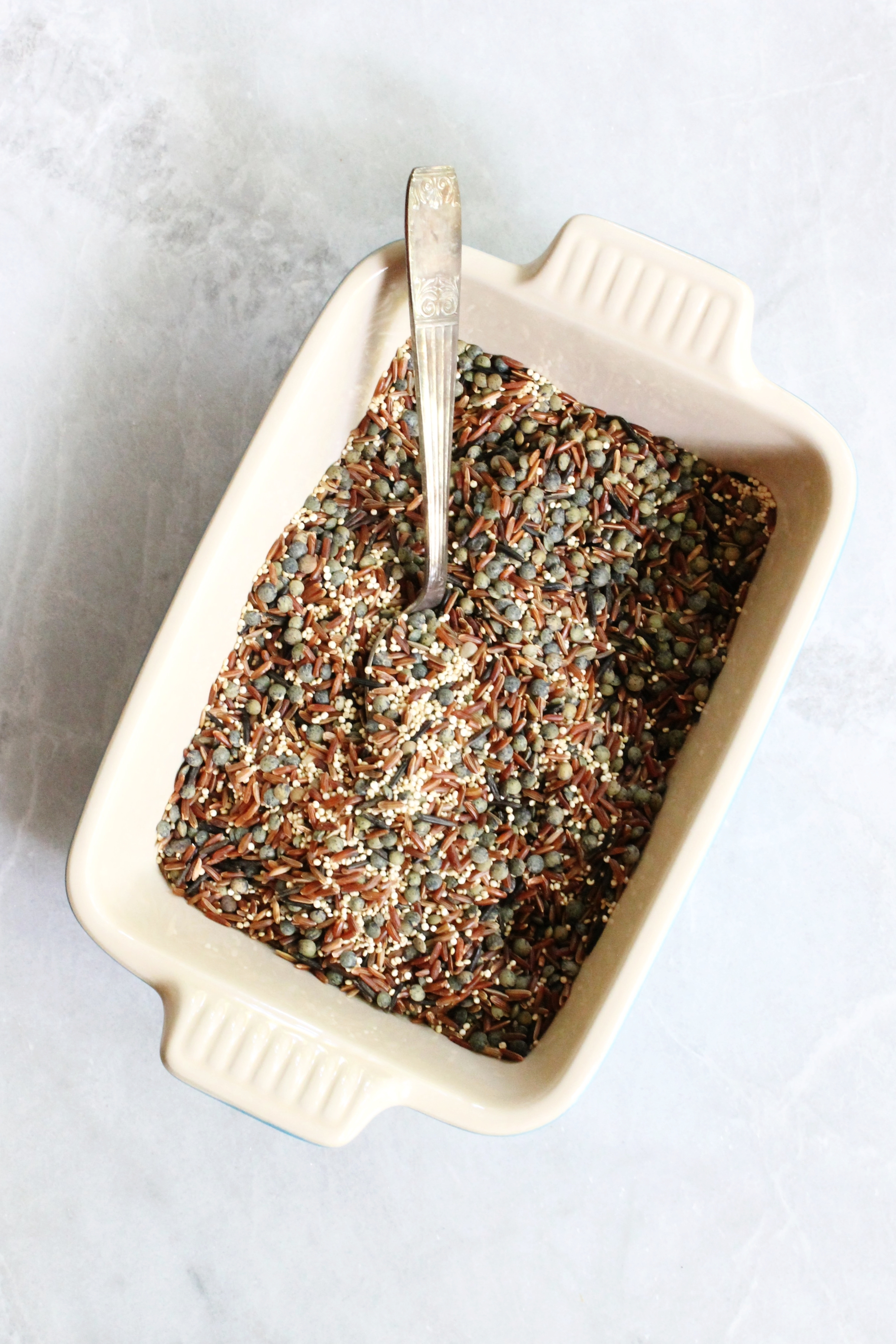 Loaded supergrain salad | Beloved Kitchen