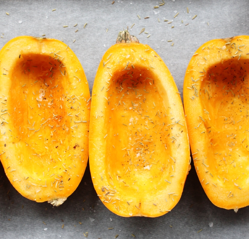 Spaghetti squash with red wine tomato sauce | Beloved Kitchen