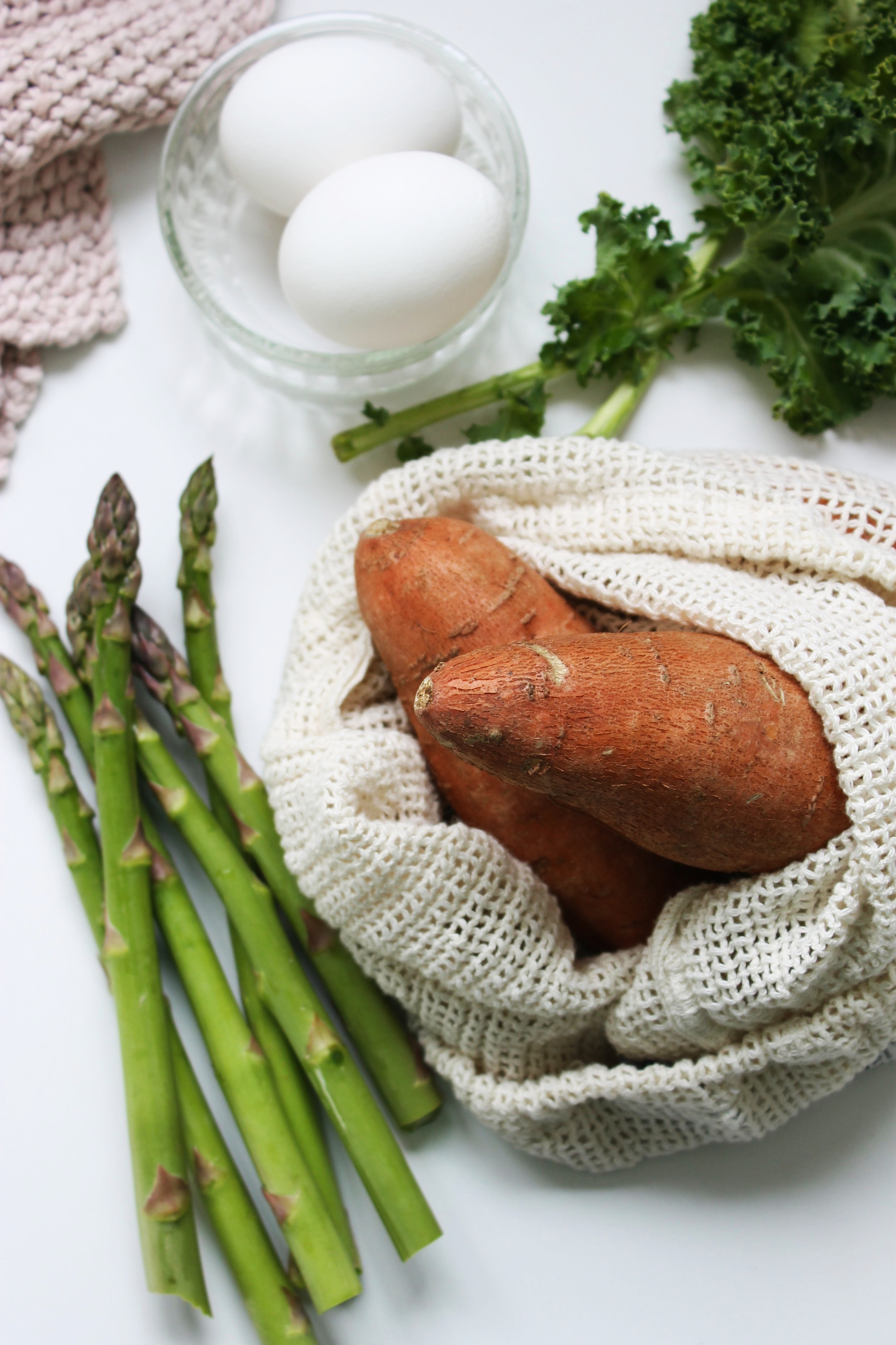 Sweet potato stacks with crispy kale and poached eggs | Beloved Kitchen