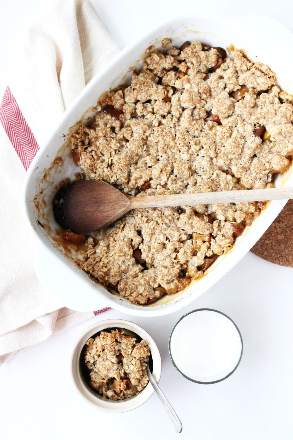 Gluten free pear and apple&nbsp;crumble