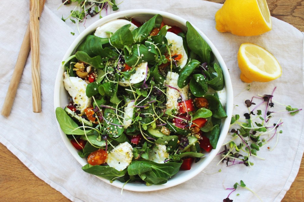 Garden mozzarella di bufala salad